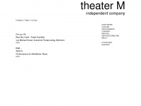 theater-m.de Webseite Vorschau