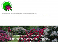 verein-rhododendronpark-bremen.de Webseite Vorschau
