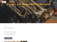 posaunenchor-konstanz.de Webseite Vorschau