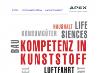 apex-plastic-solutions.com Webseite Vorschau