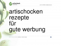 artischock.biz Webseite Vorschau