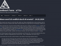 sebastians-site.de Webseite Vorschau