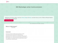 mailvelope.com Webseite Vorschau