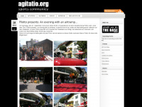 agitatio.org Webseite Vorschau