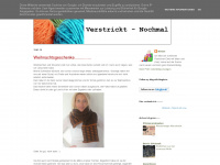 verstrickt-nochmal.blogspot.com Webseite Vorschau