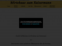 wirtshaus-kaisermann.at Webseite Vorschau