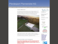 pferdesport-pfannenstiel.ch Webseite Vorschau