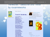 verwortet-by-roxanneworks.blogspot.com Webseite Vorschau