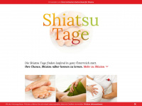 shiatsu-tage.at Webseite Vorschau