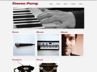 stevenparry.ch Webseite Vorschau