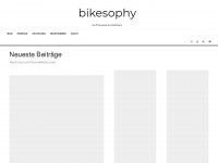 bikesophy.com Webseite Vorschau