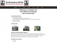 eckladen1910.de Webseite Vorschau