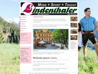 lindenthaler.at Webseite Vorschau