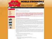 stroh-muehle.de Webseite Vorschau