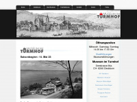 turmhof-museum.ch Webseite Vorschau