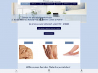 gelenkchirurgie.de Webseite Vorschau