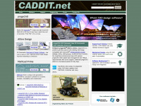 caddit.net Webseite Vorschau