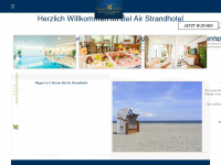 bel-air-hotels.de Webseite Vorschau