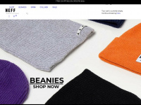 neffheadwear.com Webseite Vorschau