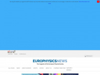 europhysicsnews.org Webseite Vorschau