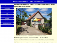 ferienhaus-lebbin.de Webseite Vorschau
