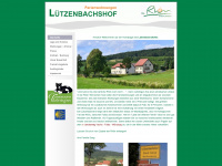 luetzenbachshof.de Webseite Vorschau