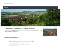 baudenbach.de Webseite Vorschau