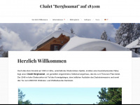 chalet-berghoamat.com Webseite Vorschau