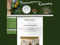 vogelzuchtverein-übersee.de Webseite Vorschau