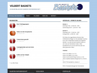 velbert-baskets.de Webseite Vorschau
