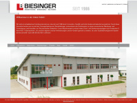 biesinger-gmbh.com Webseite Vorschau