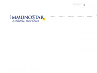 immunostar.com Webseite Vorschau