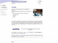 weiterbildung-gymnastik.org Webseite Vorschau