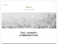 text-it.de Webseite Vorschau