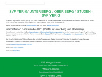 svp-ybrig.ch Webseite Vorschau