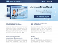 berufsausweis.com Webseite Vorschau