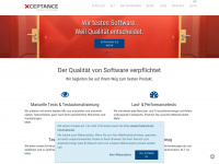 xceptance.com Webseite Vorschau