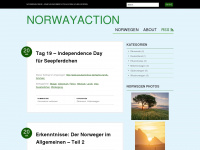 norwayaction.wordpress.com Webseite Vorschau