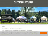 toepferei-guettinger.de Webseite Vorschau