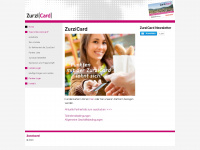 zurzicard.ch Webseite Vorschau