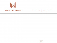 westwerte.at Webseite Vorschau