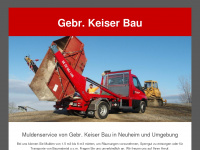 keiserbau.ch Webseite Vorschau