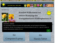 kgv-hasslinghausen.de Webseite Vorschau