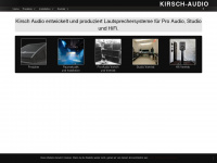 kirsch-audio.com Webseite Vorschau