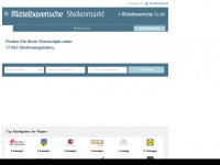 mittelbayerische-stellen.de Webseite Vorschau