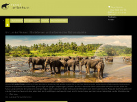 travelsrilanka.ch Webseite Vorschau