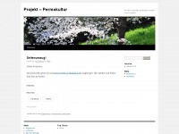permakulturprojekt.wordpress.com Webseite Vorschau