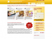 goldcourier.co.uk Webseite Vorschau