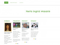 herta-masarie.com Webseite Vorschau