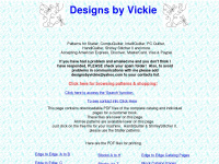designsbyvickie.com Webseite Vorschau